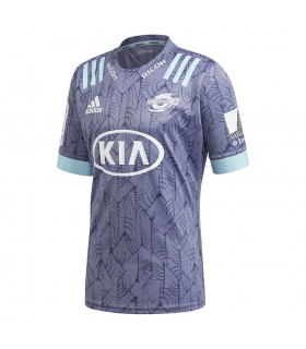 Adidas Blue Wellington Hurricanes Super Rugby League Jersey Adult Size 2XL