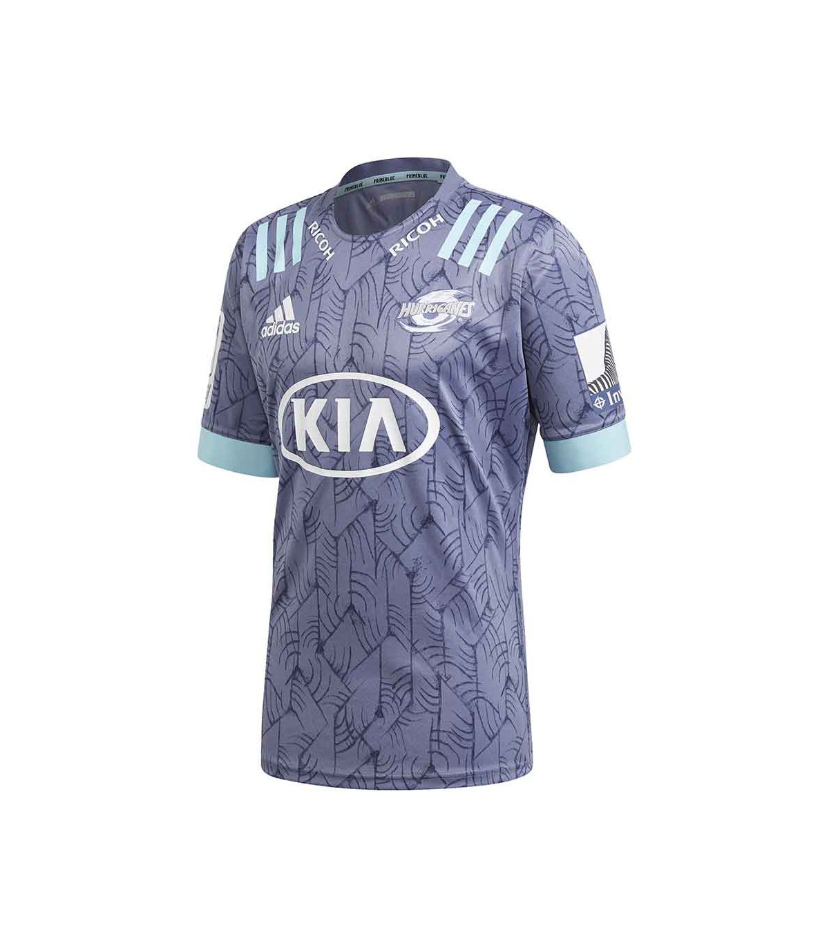 Adidas Blue Wellington Hurricanes Super Rugby League Jersey Adult Size 2XL