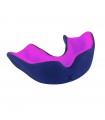 RUGBY MOUTH GUARD CHILD ORTHODONTICS - X BRACE DUAL DENSITY NAVY / PINK - GILBERT