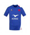 French national rugby team jersey for children - blue - 2021/2022 - Coq Sportif