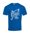OFFICIAL RUGBY WORLD CUP FRANCE 2023 T-SHIRT KICKER NAVY BLUE
