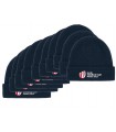 SET OF 10 RUGBY WORLD CUP 2023 DESIGN CAPS - NAVY BLUE