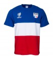 T-SHIRT BLUE WHITE RED RUGBY WORLD CUP - RWC 2023