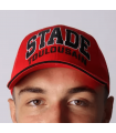 CASQUETTE RUGBY VARSITY COLLEGE ROUGE - STADE TOULOUSAIN