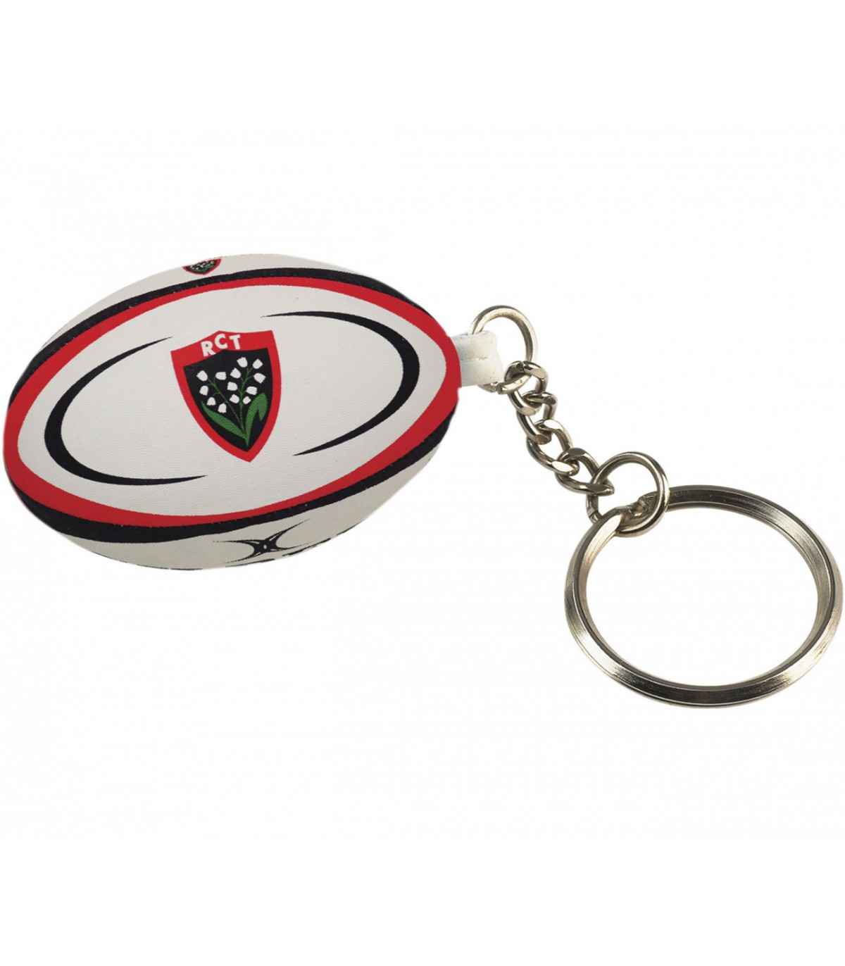 Porte-clés original homme ballon de rugby TROIKA