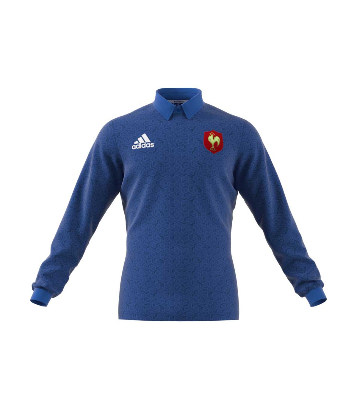 XV'S FRANCE RUGBY POLO SHIRT 2017/2018 ADULT - ADIDAS at shop